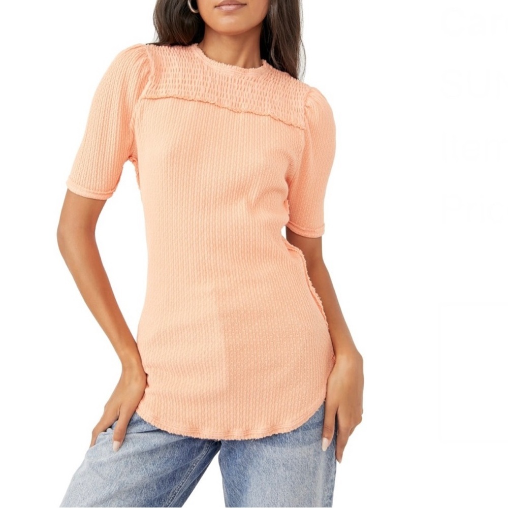 Free People Care Red Delicious T-Shirt